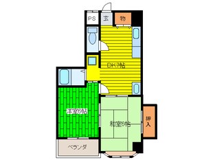 ハイツシャレードの物件間取画像